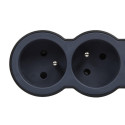 Legrand extension strip 3 sockets 1.5m, black