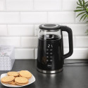 ELDOM Kettle NEVO, 2200 W, 1.7 L, temperature control, plastic + glass