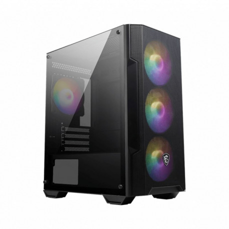 MSI MAG Forge M100A Micro Tower Black, Transparent
