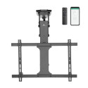 Maclean electric ceiling mount for TV, TUYA support, max VESA 600x400, for sloping walls, remote con