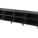 RTV cabinet FARO 200x42x52 black matt + oak craft