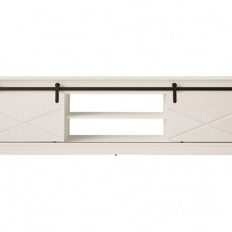 RTV GRANERO cabinet 200x56.7x35 white/gloss white