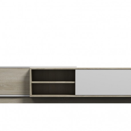 Cama TV cabinet SIGMA1 180 sonoma oak/white gloss