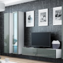 Cama TV stand VIGO 140 30/140/40 white/grey gloss