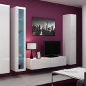 Cama TV stand VIGO 140 30/140/40 white/white gloss Cama TV stand VIGO 140 30/140/40 white/white gloss