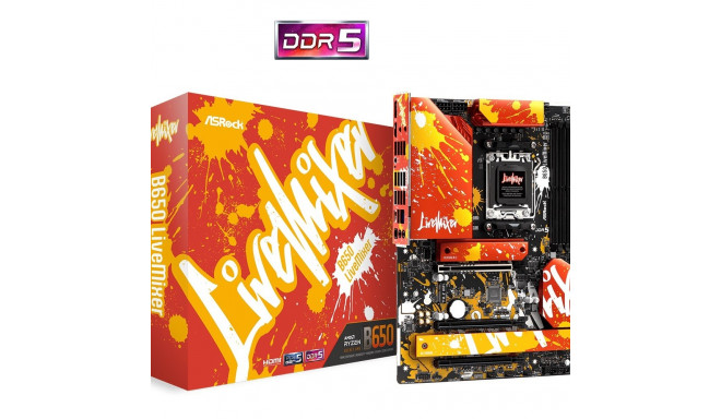 Asrock B650 LiveMixer AMD B650 Socket AM5 ATX