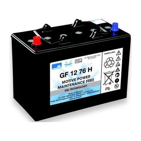 Traction battery gel 12 V / 76 Ah for TASKI Swingo 755/955/1255