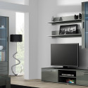 Cama display cabinet SOHO S1 grey/grey gloss
