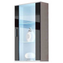Cama hanging display cabinet SOHO white/black gloss