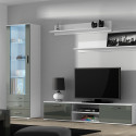 Cama display cabinet SOHO S1 white/grey gloss
