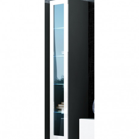 Cama Glass-case VIGO '180' 180/40/30 hall valge läikiv