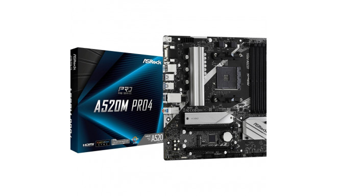 Asrock A520M Pro4 Socket AM4 micro  ATX