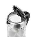 Adler AD 1247 NEW electric kettle 1.7 L 2200 W Hazelnut, Stainless steel, Transparent