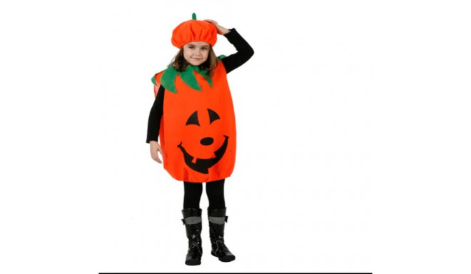 Children's costume Orange Pumpkin (2 Pieces) - 5-6 Years