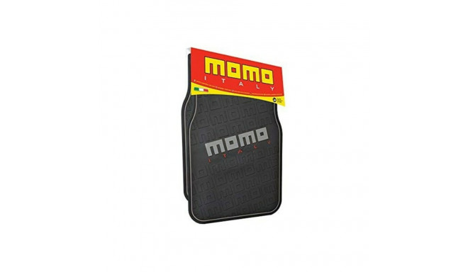 Car Floor Mat Set Momo 009 Universal Black/Red (4 pcs)