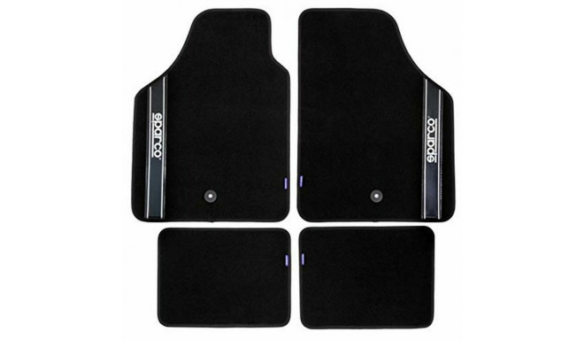 Auto põrandamattide komplekt Sparco Strada 2012 B Universaalne Must (4 pcs)