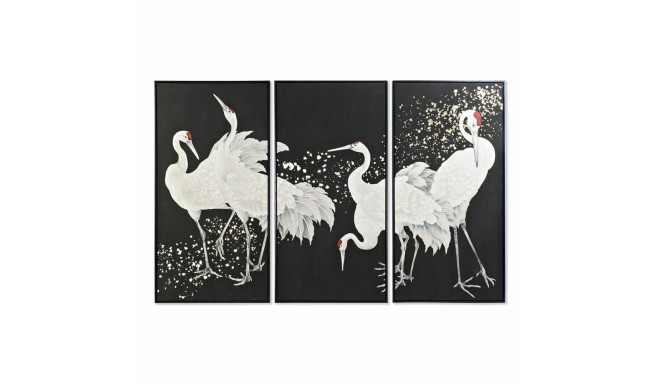 3 maali komplekt DKD Home Decor Idamaine Heron (210 x 4 x 140 cm)