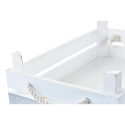 Dekoratiivsete karpide komplekt DKD Home Decor Puit Spiraalid Vahemere 42 x 29 x 12 cm
