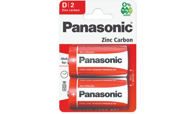 Panasonic батарейки R20RZ/2B