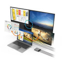 j5create JCA366-N USB-C™ to 4-Port HDMI™ Multi-Monitor Adapter, Silver