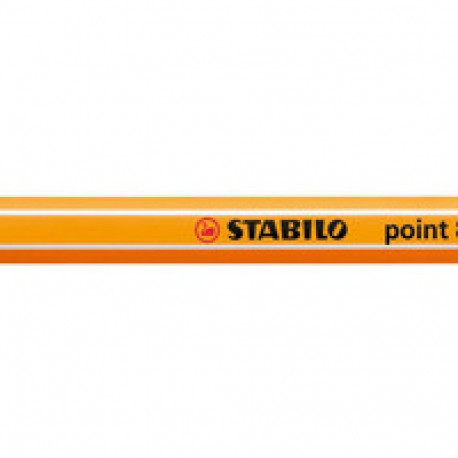 Tindipliiats Stabilo Point 88/89 fineliner 0,4mm, tume ooker