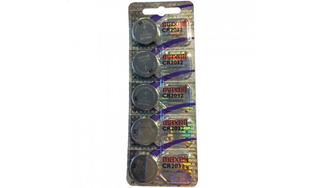 MAXELL BATTERY CR 2032 BLISTER*5 785863