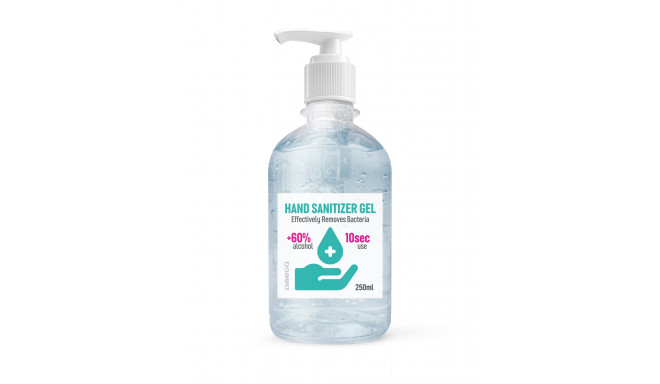 OMEGA HAND SANITIZER 250ML BOTTLE WITH PUMP +60% ALCOHOL [45318]