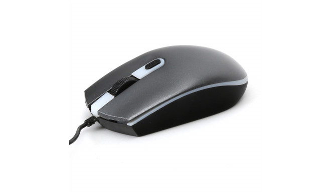 MOUSE OMEGA OM-0550 1000/1600/2000DPI GRAY [45541]