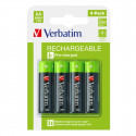 Verbatim Rechargeable Batteries HR6 2500mAh blister x4 49517