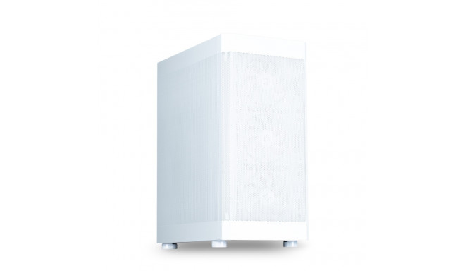 I4 ATX Mid Tower PC Case 6 Fans White