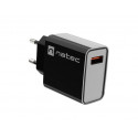 NATEC MAINS CHARGER RIBERA USB-A 18W BLACK