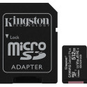 Kingston Technology 512GB micSDXC Canvas Select Plus 100R A1 C10 Card + ADP