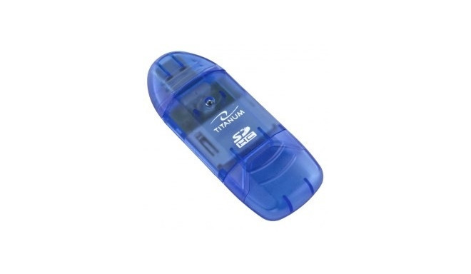 TITANUM TA101B card reader Blue USB 2.0