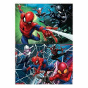 2 Pužļu Komplekts   Spiderman Hero         100 Daudzums 40 x 28 cm