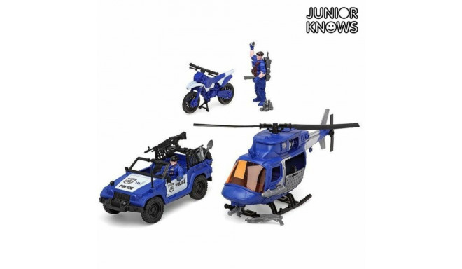 Transportlīdzekļu Rotaļu Komplekts Junior Knows 6101 (4 pcs)