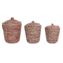 Korvikomplekt DKD Home Decor Rotang (51 x 51 x 67 cm)