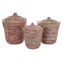 Korvikomplekt DKD Home Decor Rotang (51 x 51 x 67 cm)
