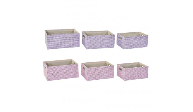 Grozs DKD Home Decor 40,5 x 27,5 x 18 cm Poliesters (2 gb.)