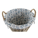 Basket DKD Home Decor 44 x 44 x 42 cm Polyester wicker
