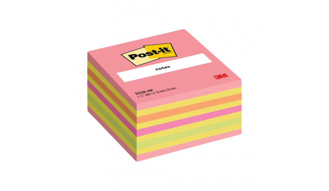 Märkmekuup 76x76mm POST-IT 2028NP roosad neontonoonid 450 sheets