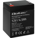 Qoltec battery for UPS AGM 12V 4.5Ah max 1.35A