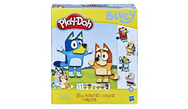 Modelling Clay Game Hasbro Bluey 11 colours Multicolour