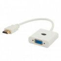 HDMI-VGA Adapter Savio CL-27B Valge