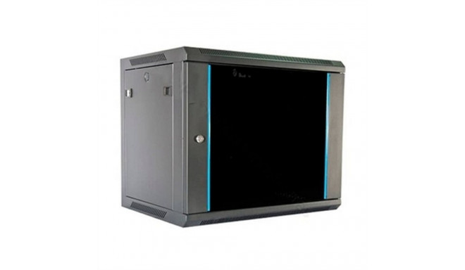 Wall-mounted Rack Cabinet 2LAN 9U Black