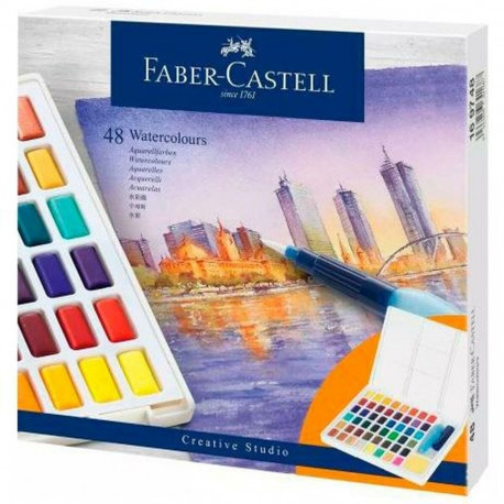 Akvarellvärvide komplekt Faber-Castell Creative Studio (8 Ühikut)