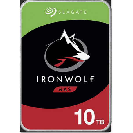 Seagate Ironwolf 10TB 7200rpm 6Gb/s SATA 256MB cache 89cm 3.5-tolline 24x7 CMR NAS kõvaketas NAS- ja