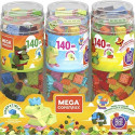 Klotsid tuubis Mega Construx, erinevad