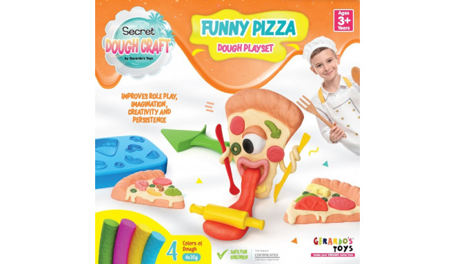 Gerardo's Toys voolimiskomplekt Pitsa Dough Craft 5 osa