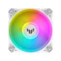 ASUS TUF Gaming TF120 ARGB case fan White Edition 3IN1 (white, pack of 3, incl. ARGB controller)
