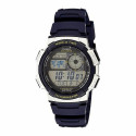 Meeste Kell Casio WORLD TIME ILLUMINATOR - 5 ALARMS, 10 YEAR BATTERY Must Hall (Ø 40 mm) (Ø 43 mm)